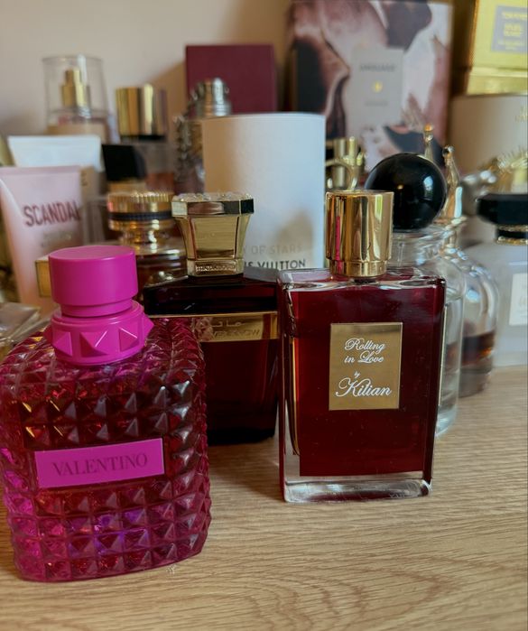 Парфюми- Louis Vuitton, Valentino, Jesus Del Pozo