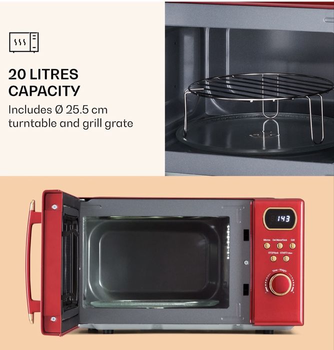 Микровълнова фурна с грил Klarstein Julieta