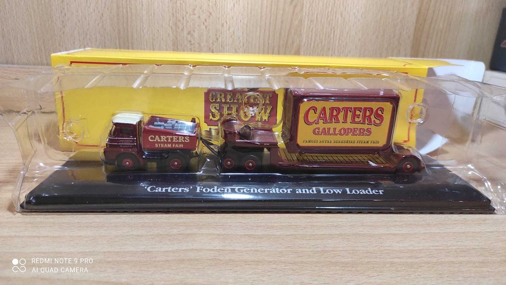 Model Macheta Vintage Atlas Transportator Carters 1/76
