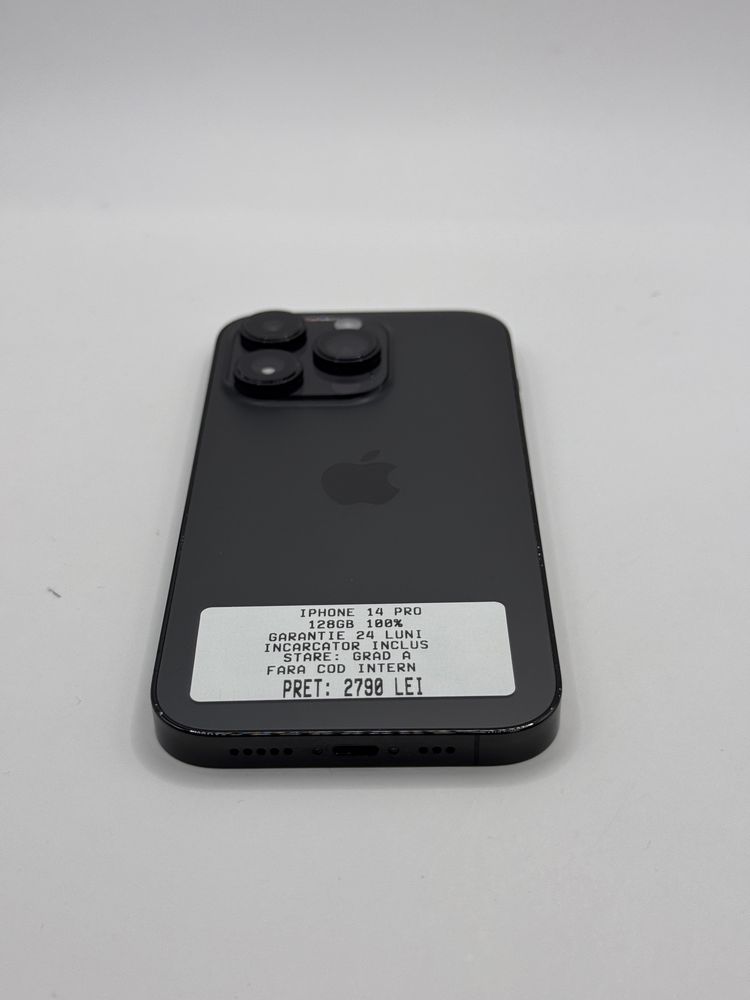Magazin vinde iphone 14 pro 128gb 100% Grad A Garantie 24 luni