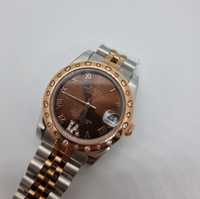 Rolex Datejust 31мм chocolate Dial Diamond Bezel Часовник