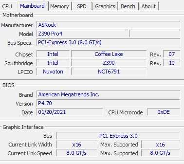 Asrock Z390 Pro4 + I5 8600K + 32GB Kingston Fury Beast