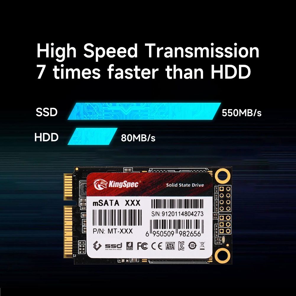 SSD 256GB mSATA KingSpec Нов