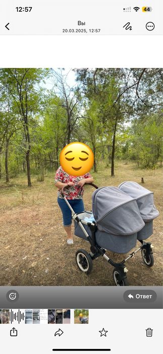 Коляска bugaboo продам для двойни