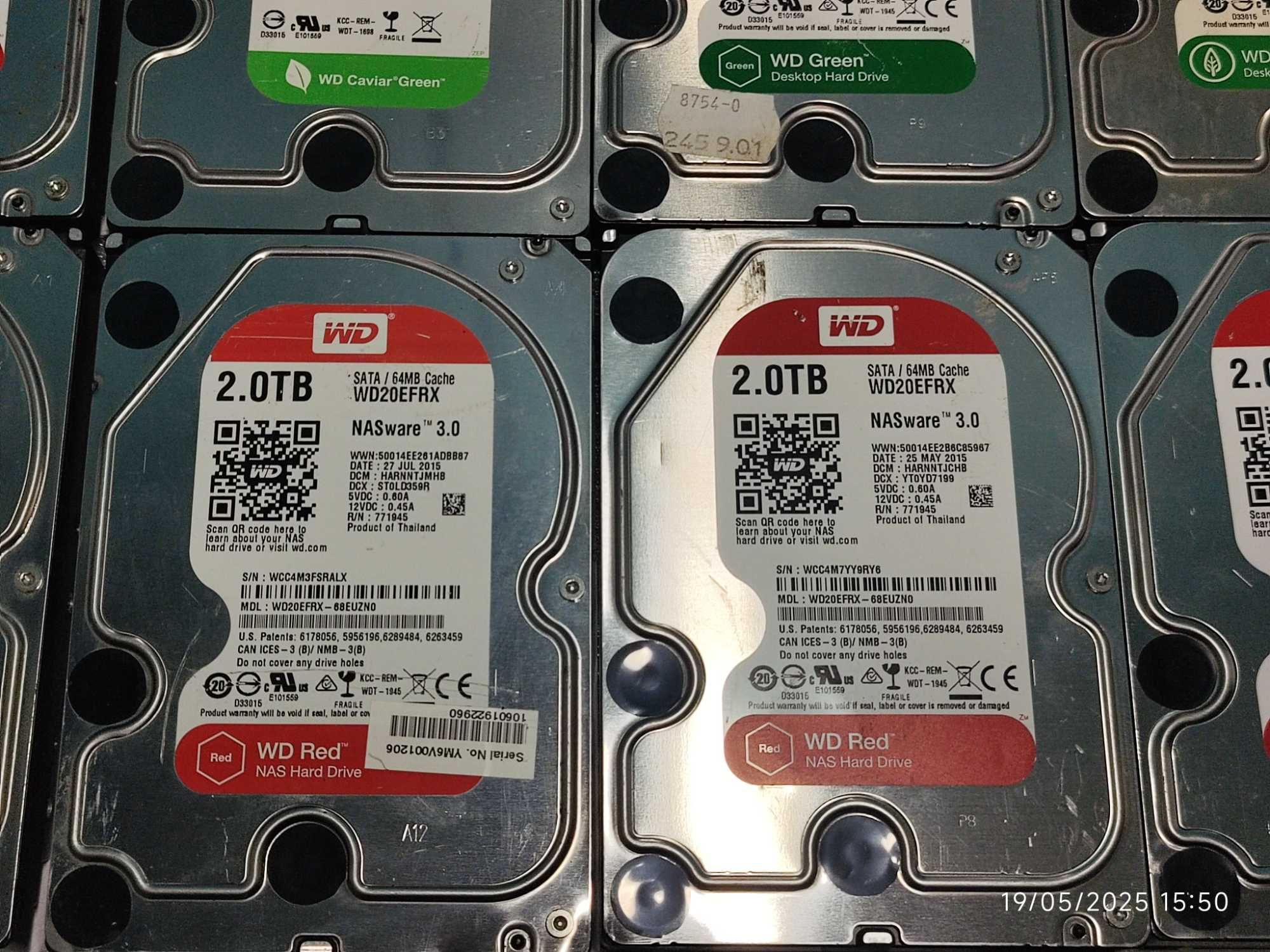 WD HDD 3.5 2TB - Твърди дискове / Хард диск за компютър / DVR - NVR