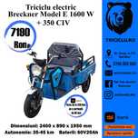Triciclu electric 1600 W BRECKNER MODEL E-M-T 2000-3000 W Agramix NOI