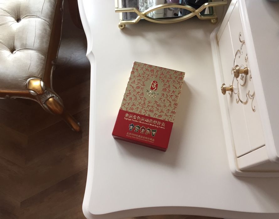 Коллекционная колода золотых карт Олимпиада Пекин 2008г, срочно продам