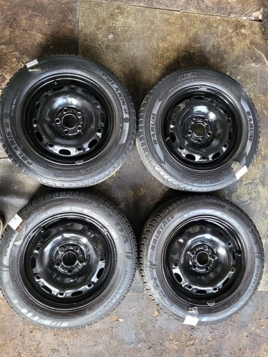 Jante tabla 5x100 VW POLO seat Anvelope iarna 165 70 14 M+S