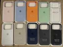 6 Husa Transparenta sau silicon color iPhone seria 17 Air/Pro/Max