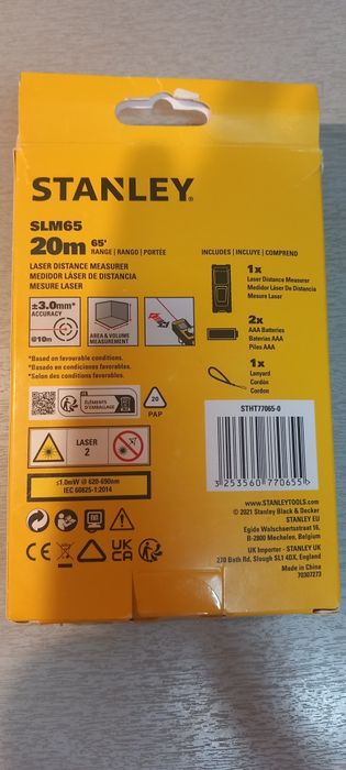 Telemetru laser Stanley SLM65