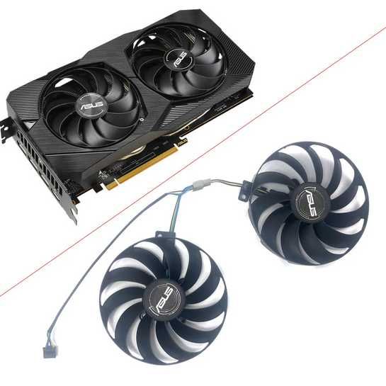 Ventilatoare/Fan Placa video Asus Dual RX 5700 non-XT/XT