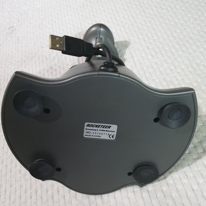 Joystick maneta controller rocketeer usb cu vibrații