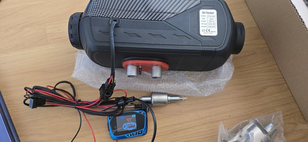 Sirocou tip webasto 8kw 12v diesel încălzire auxiliara auto duba garaj