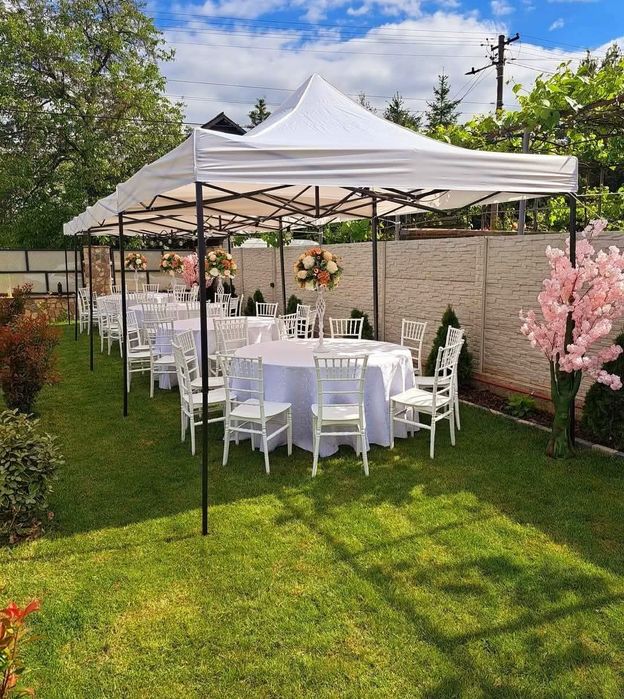 Inchiriem Corturi / Mese/Scaune/Vesela pentru Petreceri și nu numai