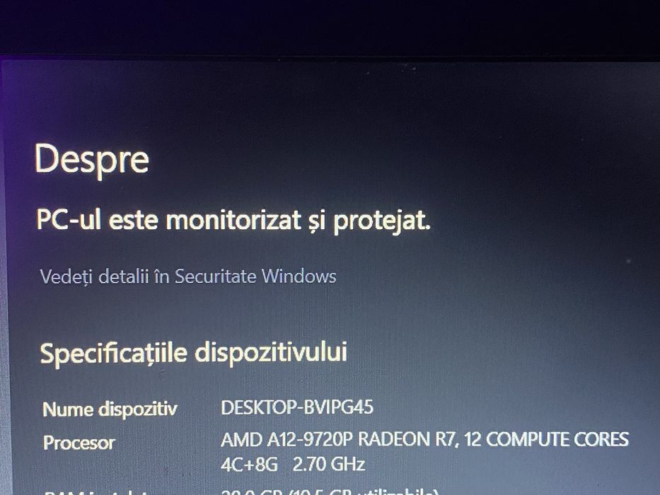 Vand laptop Asus bun