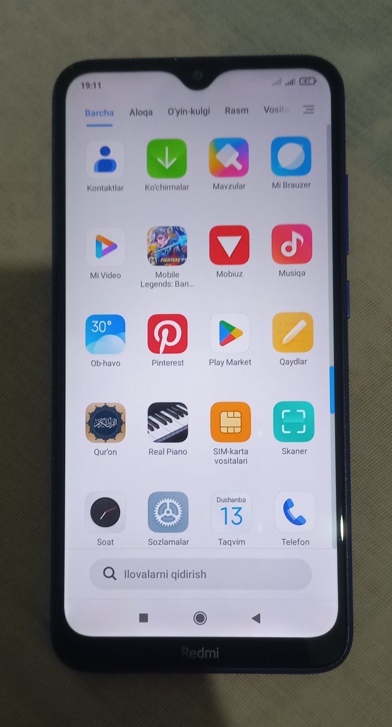 Xiaomi Redmi 8a.