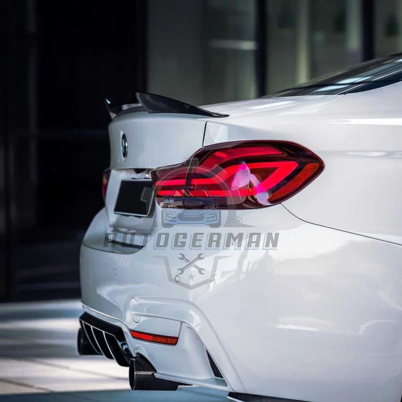 Спойлер BMW F32 M4 tuning лип ф32 за задна броня спорт пакет