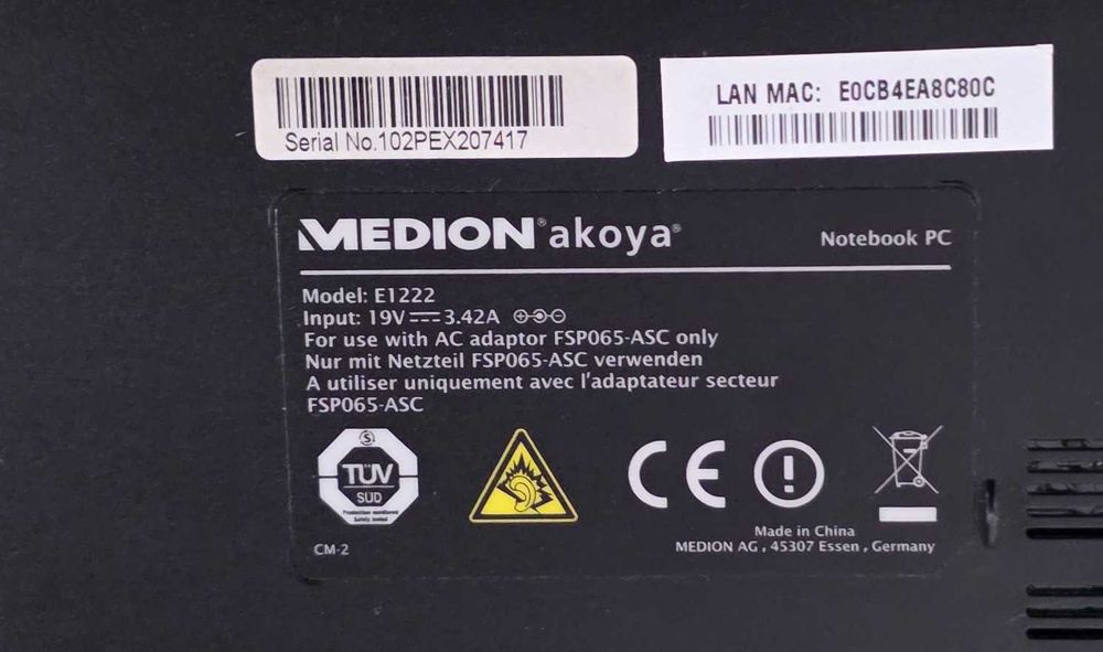Laptop mini - Medion Akoya E1222 - functional,instalat