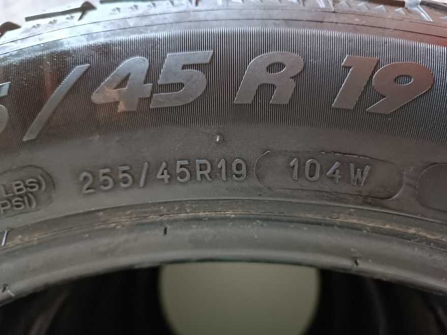 225/45/19 104W 255 45 19 MICHELIN CP N10634 M+S