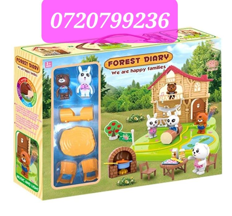 Set construcție 22 pcs Căsuța din Padure