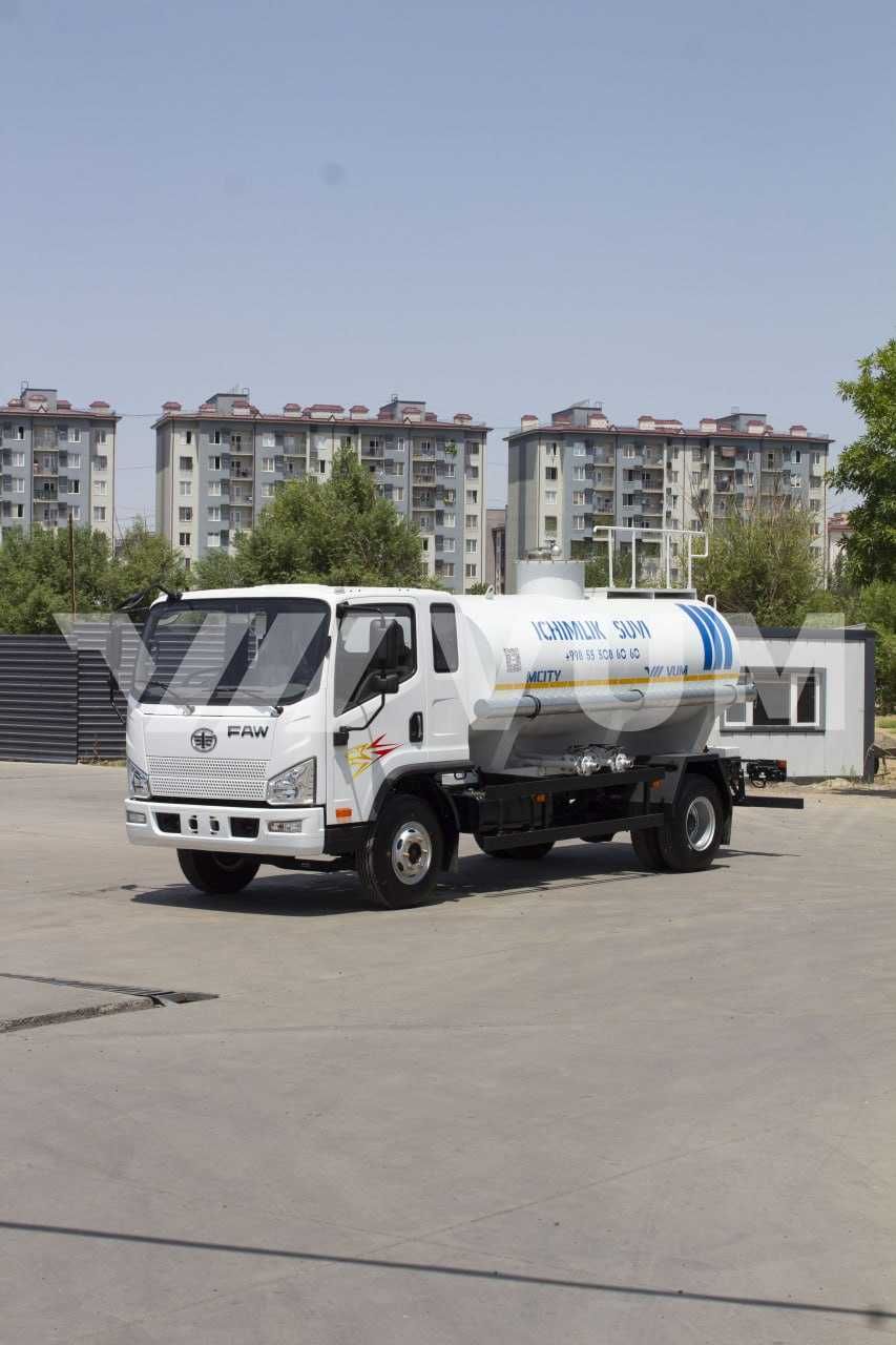 Водовоз технической воды  FAW Tiger V( 6m³)