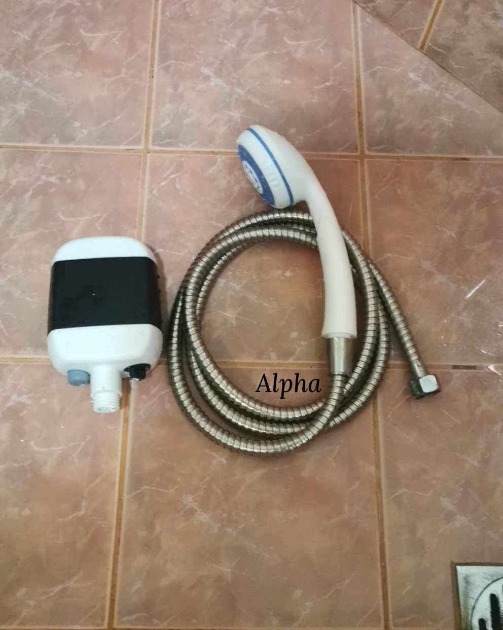 Преносим душ за къмпинг, компактен, USB зареждане, батерия 2200 mAh