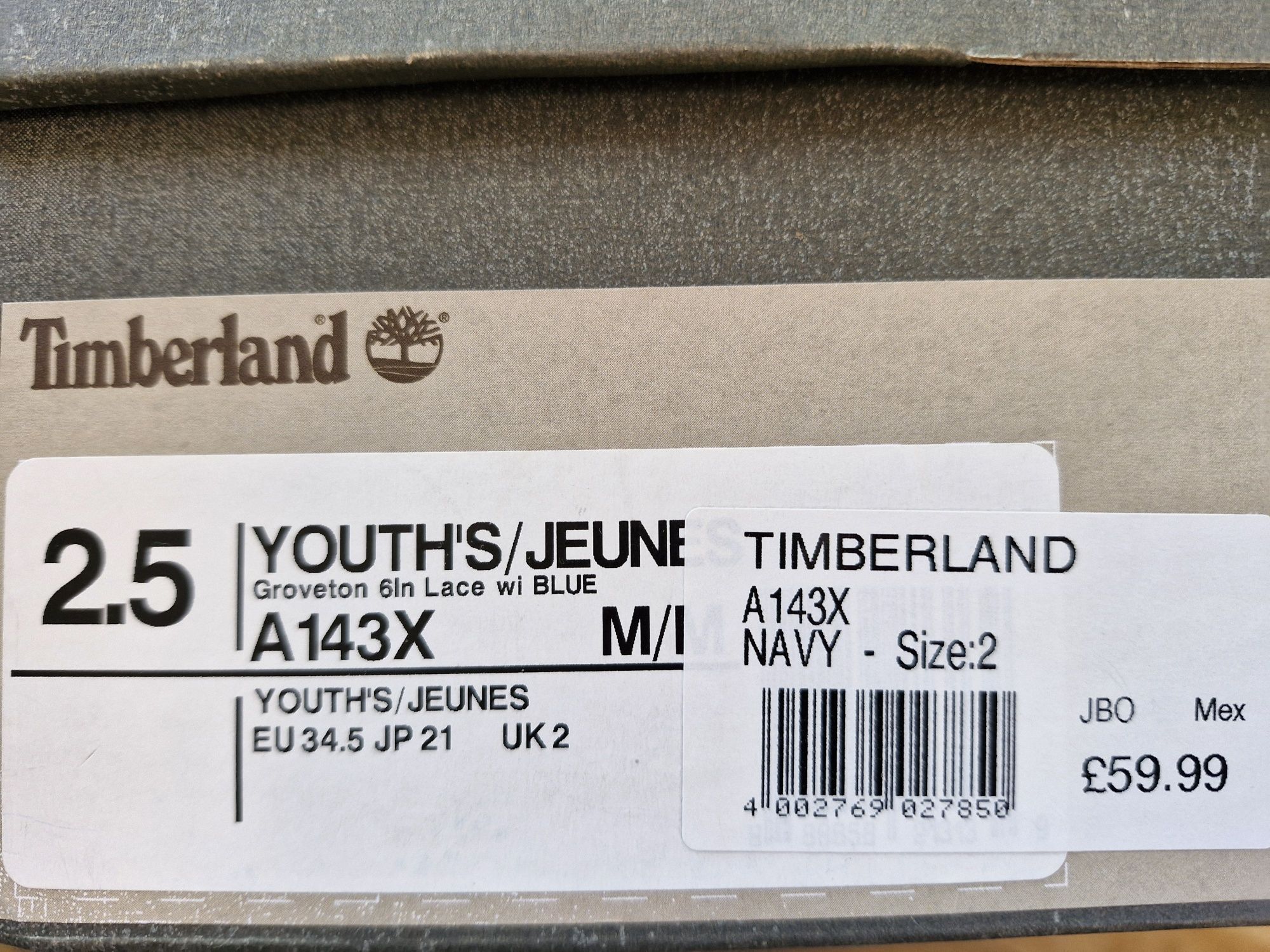 Детски есенни обувки Timberland 34.5 номер
