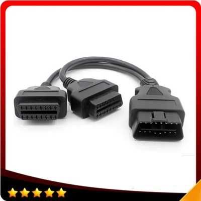 Кабел разклонител (сплитер)  OBD2 Y-кабел,  мъжки към два женски,30 cm