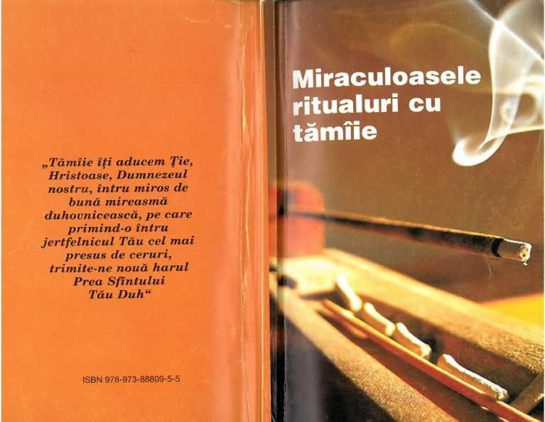 RARA Carte veche vraji Marile Ritualuri cu Tamaie carte Colectie+