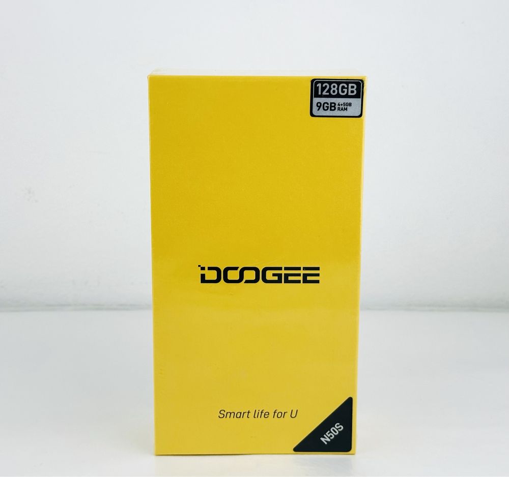 НОВ! Телефон DOOGEE N50 S 128GB 8RAM Fairy Pink Гаранция!