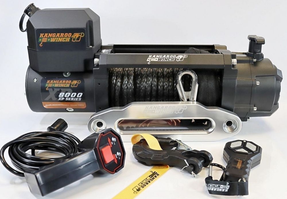 Troliu Kangaroo 8000 XP sintetic Off Road Special - Raport 126:1 / 12V
