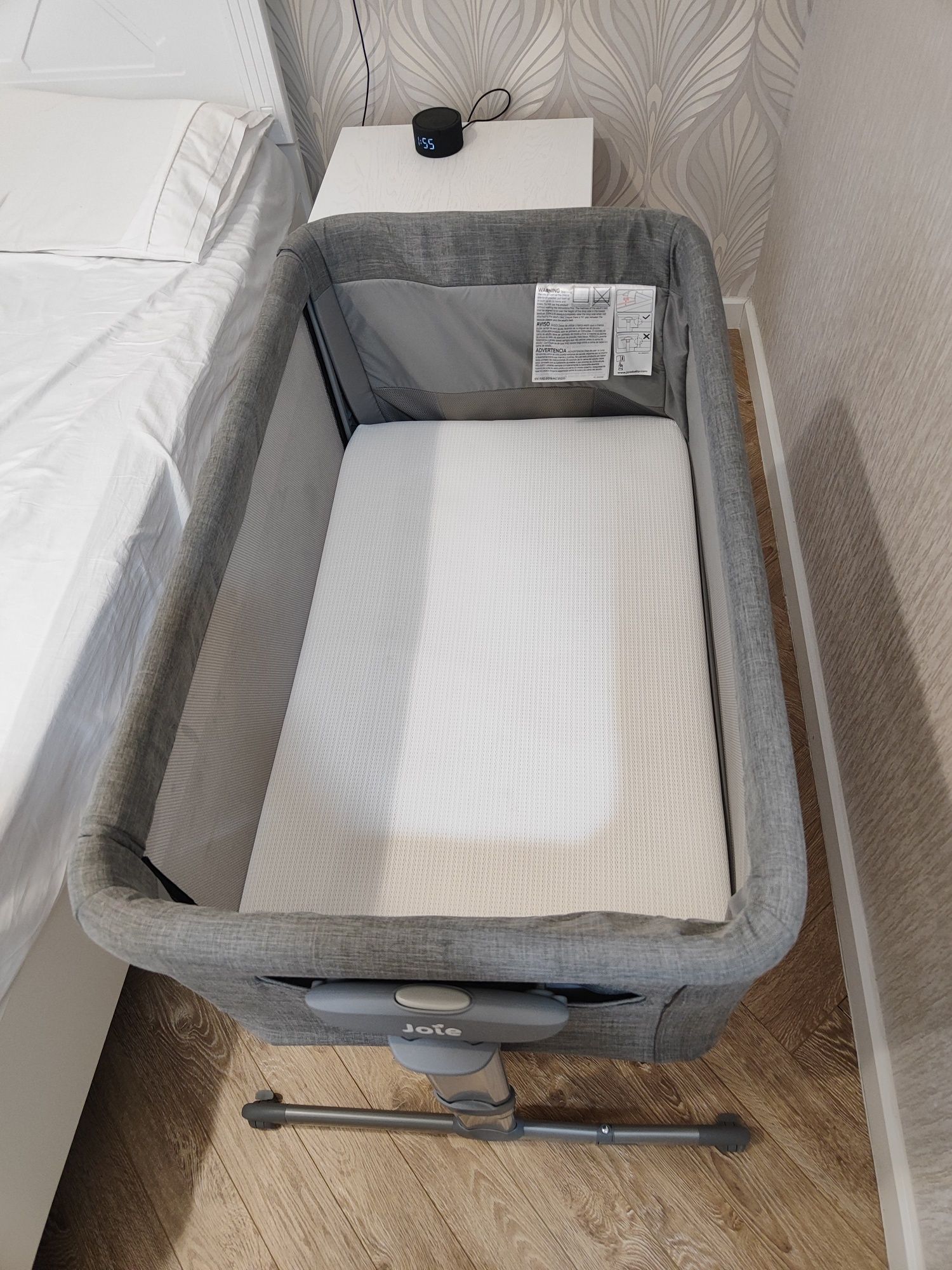 Манеж Joie Roommie Glide Foggy Gray