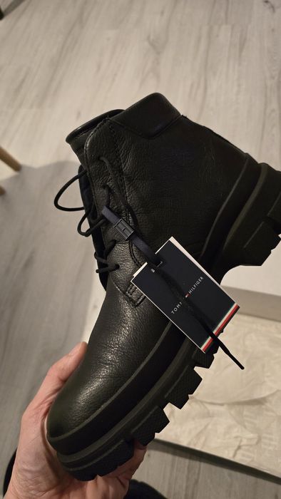 Ghete piele Tommy Hilfinger