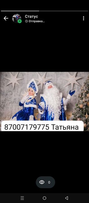 Дед мороз и снегурочка