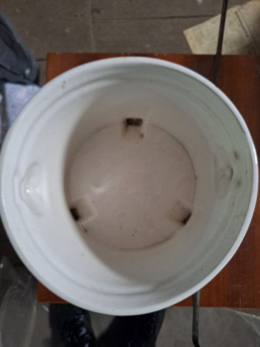 Vas ceramic alb bucatarie