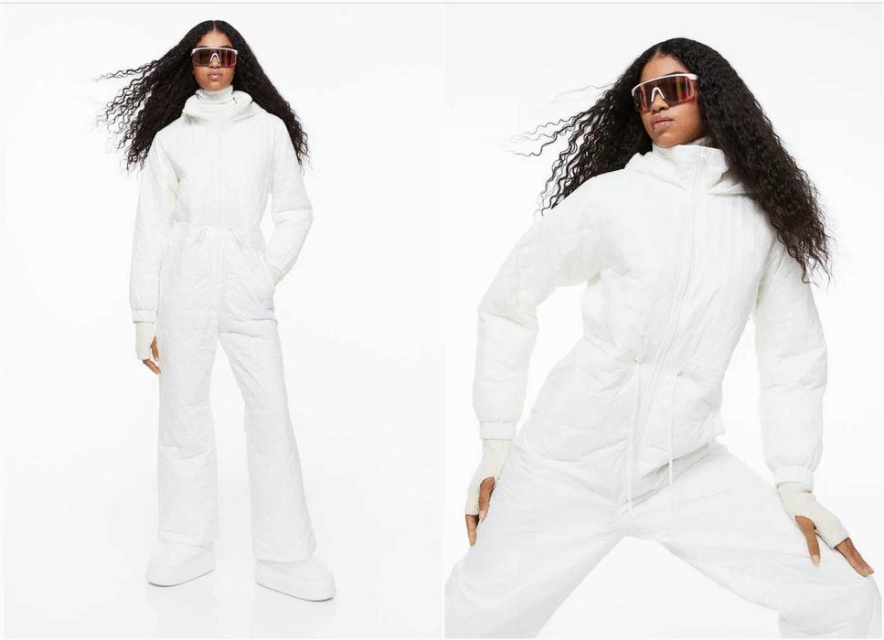 Новый легкий стеганый лыжный комбинезон H&M, размер М (44/48)