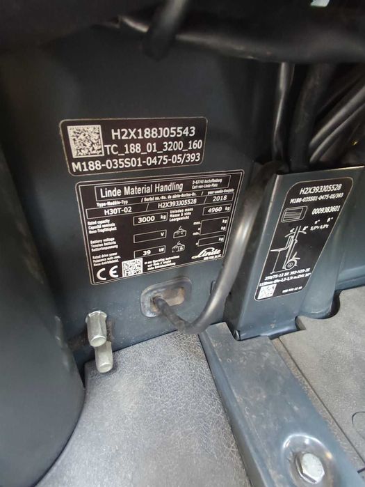 Мотокар Linde Н30 Газ Нов Внос Германия