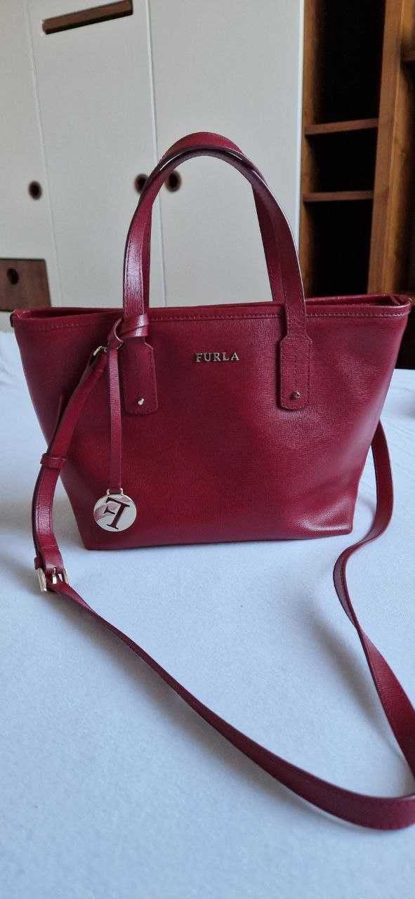 Чанта Furla burgundy