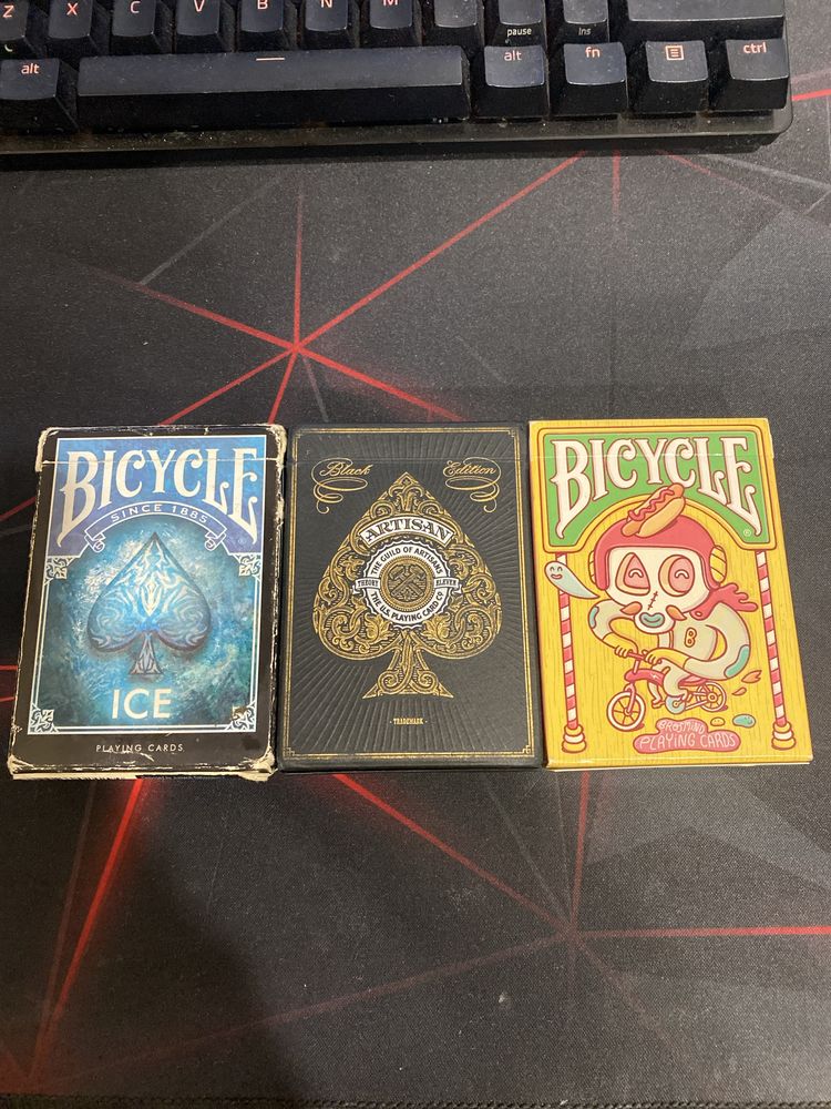 3 тестета карти BICYCLE