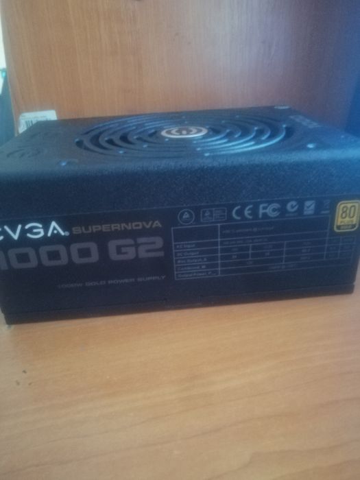 Sursa evga supernova g2 1000w certificat gold + cu cablurile necesare