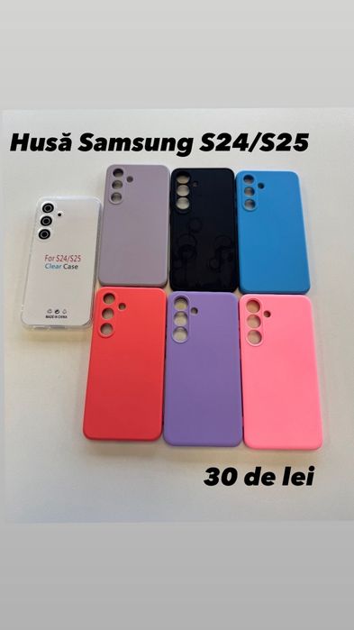 Folie, Husa, Incarcator, Cablu Samsung S24/S25