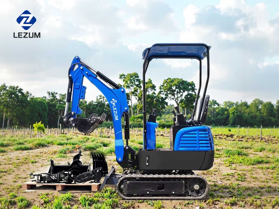 LEZUM Miniexcavator nou cu control electric Mini excavator de vânzare