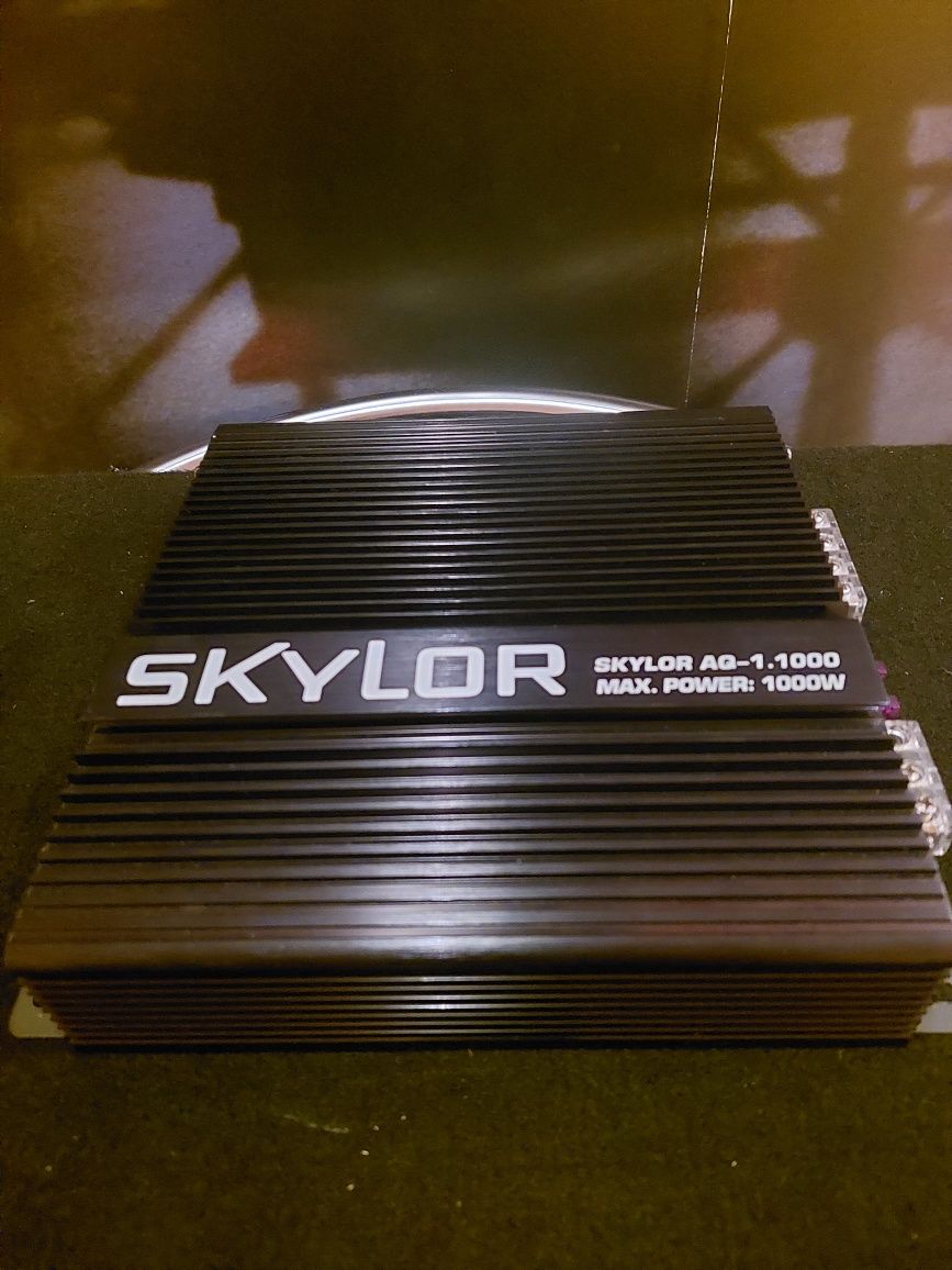 Сабвуфер Skylor SW-AL12BOX & Усилитель Skylor AQ-1.1000