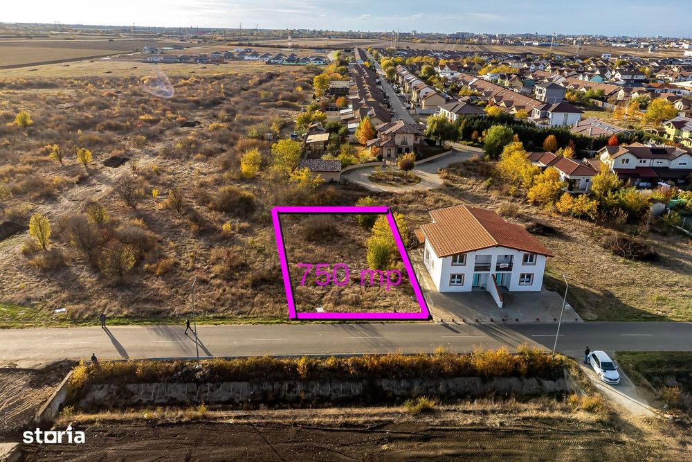 Teren 750 mp  cu toate utilitățile | Via Carmina | proiect inclus