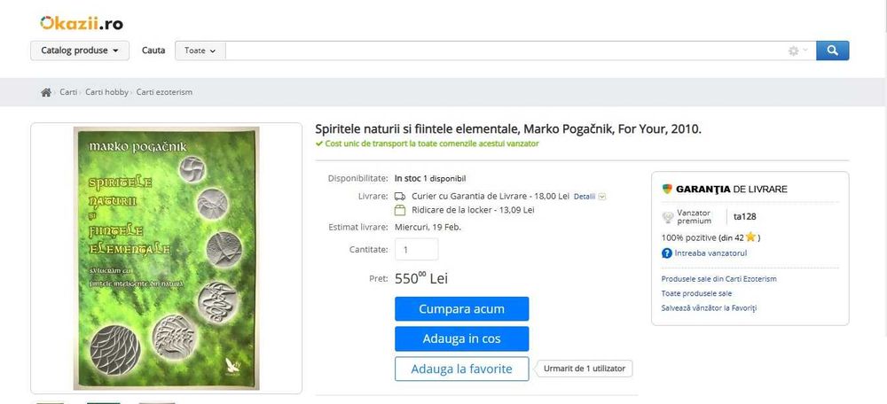 RARA - Spiritele naturii si fiintele elementale 2009 Marko Pogacnik