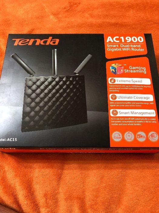 Vand Router wireless Tenda AC15, AC 1900Mbps Dual-Band, Gigabit