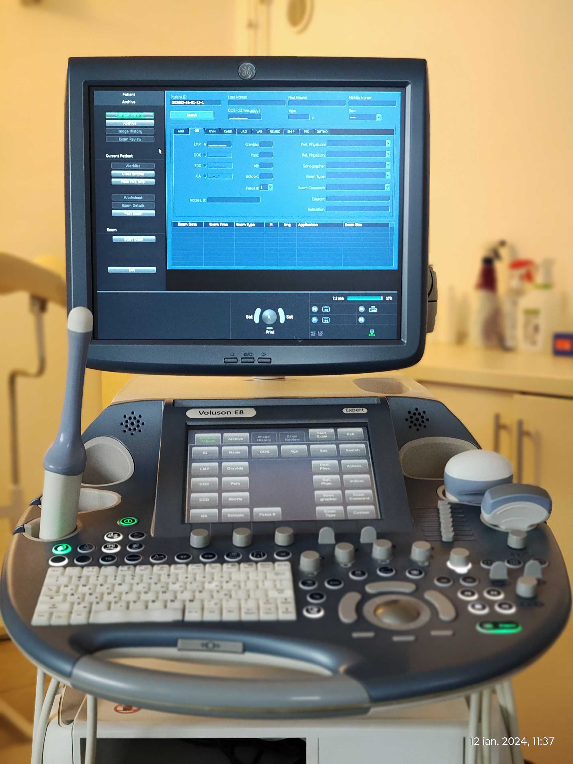Ecograf doppler Voluson E8 Expert