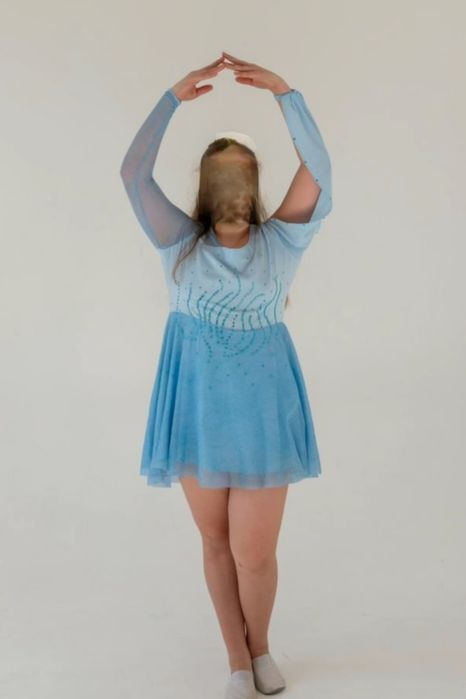 Платье для танцев на девочку 13-14 лет-1