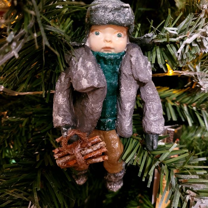 Ватные елочные игрушки