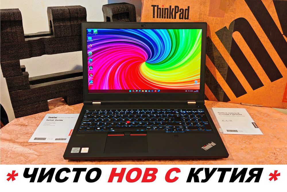 RTX 2080 8GB/4K 100% Adobe/Core i7-10750H/32 RAM/1TB SSD/ThinkPad T15g